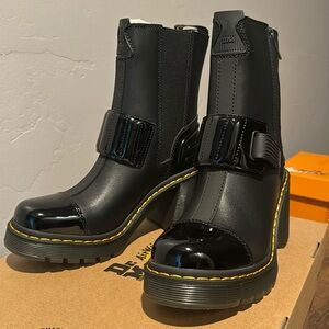 Dr. Martens Black Heeled Boots